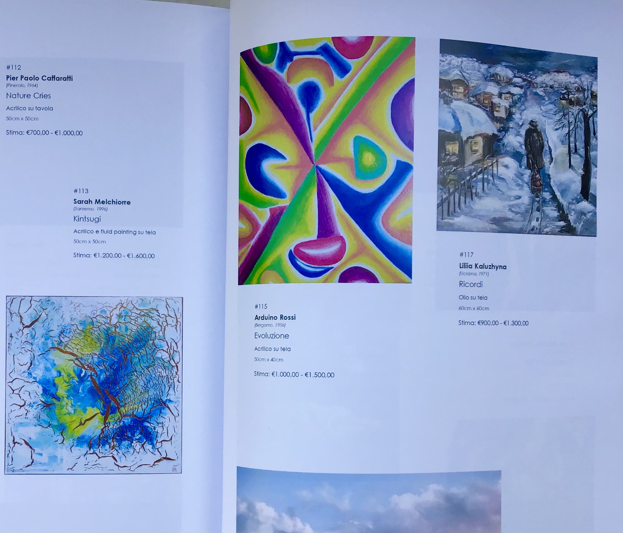 Il dipinto "Ricordi" di Liliia Kaluzhyna all'asta di arte moderna di febbraio, asta №11 da Gigarte.